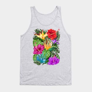 Tropical Flora Summer Mood Tank Top